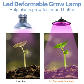 Augalų LED Lemputės 300W 400W Grow Lempa E27 Patalpų Gėlių Sėklų augalų Augimo Šviesos diodų (LED Full spectrum Daigų Fito Lemputės 220V