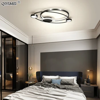 Modernus Apvalių LED Šviestuvai Žibintai Namų Puošybai Šviestuvai, Miegamojo Tyrimas Kambarį Salonas Patalpų Apšvietimo Lempų AC90-260V
