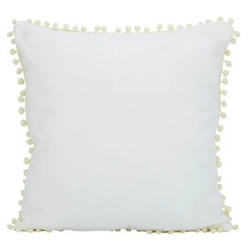 Nuplauti medvilnės sofos pagalvėlė padengti su mielas pompom kamuolys 30x45/45x45/40x60/48x74/50x50/50x70/60x60cm dekoro pagalvės užvalkalą namų viešbutis