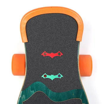 1 pora Universalus 30cm Skateboard Deck Apsaugai Raštas U Dizaino Guminiai Buferiai Guzas Ilgai valdybos Šokių Valdybos Avarijos Gumos Juostelės