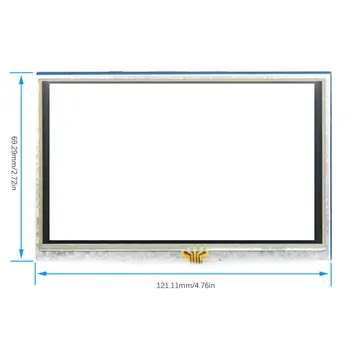 5-colių LCD monitoriaus HDMI 1024X600 HD jutiklinis ekranas capacitive ekrano Aviečių Pi 4 B Modelis 3B+/3B/2B/B+
