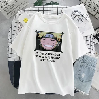 Naruto Japonų Anime Marškinėliai Vyrams Sasuke Vyrų Marškinėlius Harajuku Marškinėliai Hip-Hop Streetwear Marškinėliai Juokinga T Shirts Hiphop Viršuje Tee