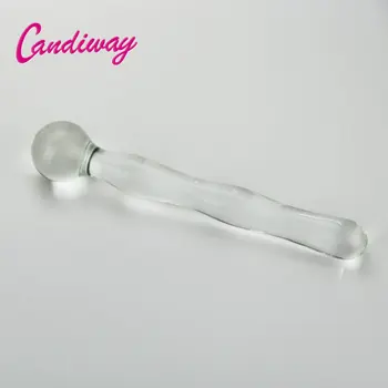 CandiWay kristalų dildo Vien pyrex stiklo, dėl dong varpos stiklo Analinis butt plug Sekso žaislai Suaugusių produktų, skirtų moterų, vyrų masturbacija