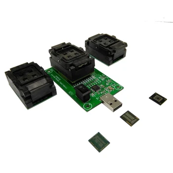 11.5x13mm emmsp eMCP BGA lizdu 3 in 1 adapteris su USB Kortelę,BGA153 BGA169 BGA162 BGA186 BGA221,išmaniųjų telefonų duomenų atkūrimo