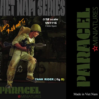 1/35 NVA Tankas rider Pav D (RPG ), Dervų Modelis Kareivis GK, Vietnamo Karas, Nesurinkti ir unpainted rinkinys