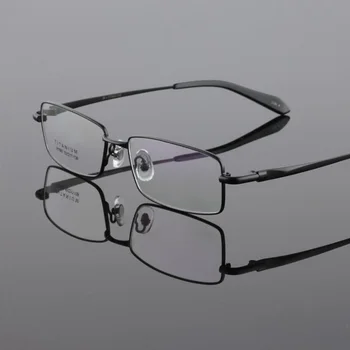 Plotis-144 naujų aukštos kokybės gryno titano visą akinių rėmelius vyrų trumparegystė super light verslo vyras akinių rėmelių akiniai akiniai