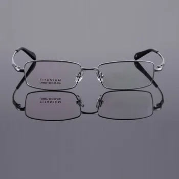 Plotis-144 naujų aukštos kokybės gryno titano visą akinių rėmelius vyrų trumparegystė super light verslo vyras akinių rėmelių akiniai akiniai