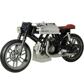 BuildMOC Mechaninė Technologija, Motociklas Ducati 900 Kavos Rider Lokomotyvų Suderinamas su Lego Blokai lego rinkiniai