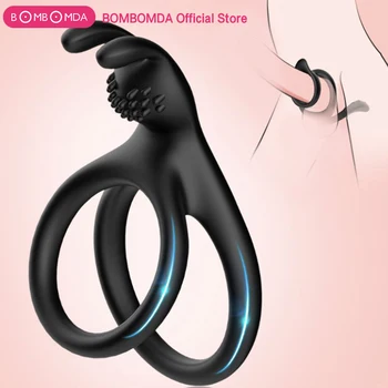 Silikono Dual Gaidys Žiedas Atidėti Ejakuliaciją Vyrų Poros Seksualinio Žaislo Suaugusiųjų Sekso Užraktas Vyrų Varpos Žiedas Plėtros Erekcija Produktas