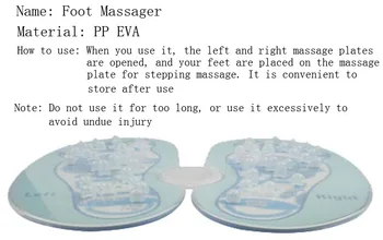Naujas pėdų masažas pagalvėlės foot massager namų akupresūra foot massager