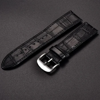 Benyar Originalus natūralios Odos Juosta Vyrų Watchbands Rudas Juodas Diržas, juosta 22mm