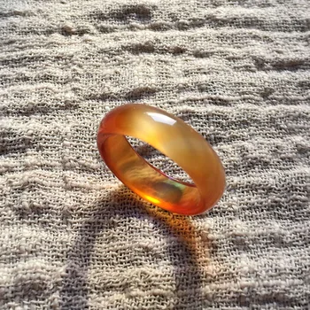 Natūralus raudonasis agatas žiedas vyrams, moterims su tekstūros rankų darbo prekės žadeitas jade žiedai nuvarytas papuošalai natūralaus akmens jade 1 iece