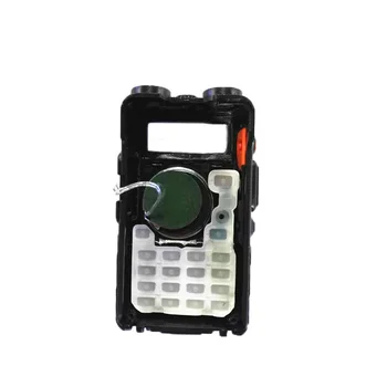 5VNT Baofeng UV5R walkie-talkie, dėklas su klaviatūra, garsiakalbis
