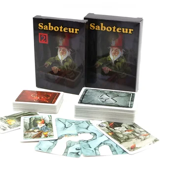 Saboteur 1+2 stalo žaidimai visą anglų bazė+extension nykštukas miner jeu de juokinga, šeimai šalis, kortų žaidimas