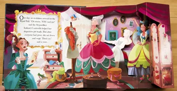Peep Viduje Pasakos TaleEnglish Švietimo 3D Atvartu Knygelių Kūdikių, Vaikų dovanų
