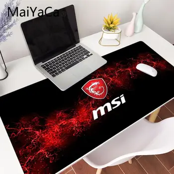 MaiYaCa MSI Dragon Logotipas tapetai Office Pelių Žaidėjus Pelės Mygtukai dideli pelės mygtukai Nešiojamas kompiuteris Notebook kilimėlis žaidimų kilimėlis