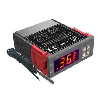 Skaitmeninis Temperatūros Reguliatorius Termostatas Thermoregulator inkubatorius Relay LED 10A Šildymo, Vėsinimo Ventiliatorius STC-1000 STC 1000 220V