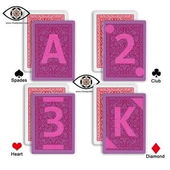 Pažymėtos kortos kontaktinių lęšių,Fournier Plastiko infraraudonųjų spindulių pažymėtas pokerio,magija gudrybės deniai, anti cheat pokerio