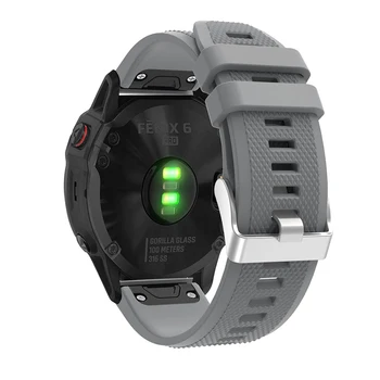 22mm Greito Atleidimo Watchband Garmin Fenix 6/6 Pro/5/5 Plius GPS Žiūrėti Juostos Pakeitimo Silikono Dirželis Garmin 935 945