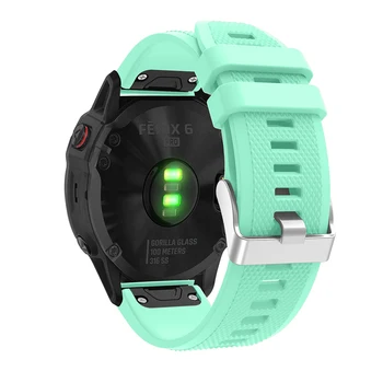 22mm Greito Atleidimo Watchband Garmin Fenix 6/6 Pro/5/5 Plius GPS Žiūrėti Juostos Pakeitimo Silikono Dirželis Garmin 935 945