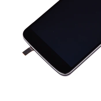 Originalą LG G2 D802 LCD Ekranas Touch screen + skaitmeninis keitiklis komplektuojami su rėmo Juodos ir baltos spalvos lcd be rėmo G2 D802