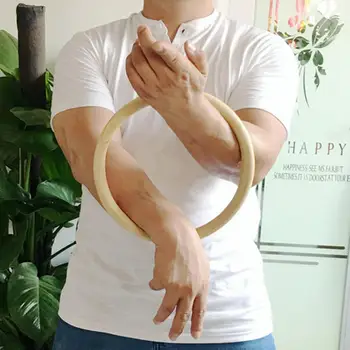 Kung Fu Žiedas Už Rankos Riešo Stiprumo Mokymas Tradicinių Kovos Menų, Medinis Manekenas Wing Chun Rotango Žiedas