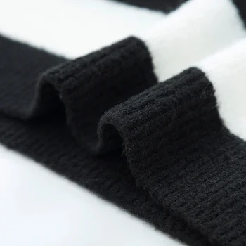 SEMIR Moterų dryžuotas megztinis 2020 naujas prarasti ilgomis rankovėmis vidutinio ilgio megzti kontrastas soft & patogus megztinis moteris
