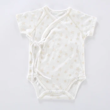 Kūdikių drabužiai bodysuit medvilnės, berniukas, mergaitė, vasaros drabužių trumpomis rankovėmis apvalios kaklo vaikai chalatas, pižama kūdikis sleepwear bodysuit