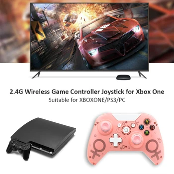 N-1 2,4 GHz Gamepad Dulkėms Belaidžio Nešiojamų Dual Motor Set Vibracijos, Vežančių Dekoro Xbox Vienas PS3, PC Kompiuteris