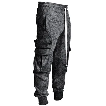 2020 m. tarpvalstybinės darbo drabužiai vyrams naujas rudens/žiemos sporto laisvalaikio multi-pocket hip-hop High Street korsetas koja kelnės vyrams