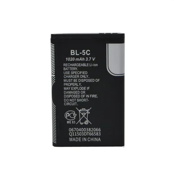 Dinto 3pcs Li-ion Telefonas Baterija BL-5C Pakeitimo mobiliojo Telefono Baterija 