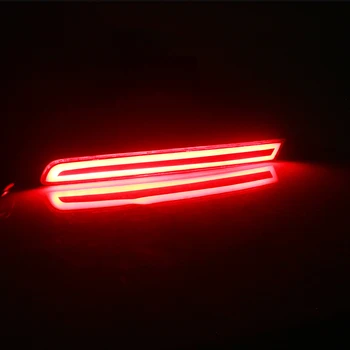 IJDM Automobilis Raudonas 12v LED Bamperio Atšvaito šviesą 2011-M. Ford Explorer Galinis Bamperis LED Uodega, Galiniai Rūko Žibintai