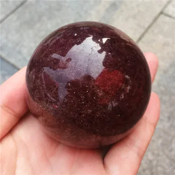 Gražus Gamtos Braškių Kvarcinio Krištolo Rutulį mineralinių kvarco kristalai crystal ball