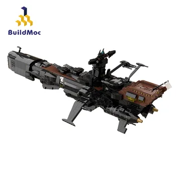 BuildMoc įrangos pardavimas, biuro įrangos Laivas SS Kūrėjas Piratų Laivo Space Pirate Captain Harlock Šarvuotis 