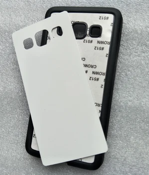 Gumos TPU case For samsung GALAXY A3 A5 A6 A7 2016 2017 A8 Plius A9 2018 Sublimacijos telefono dėklas + metalo, aliuminio plokštės 5vnt/daug