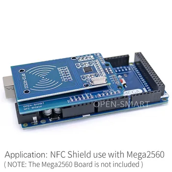 NFC Shield RDA RC522 Modulis RF IC Kortelės Jutiklis + S50 RDA Smart Kortelė Arduino UNO / Mega2560
