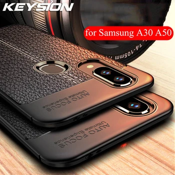 KEYSION Telefono dėklas Samsung Galaxy A70 A50 A40 A30s A20 A10 M20 M30s atsparus smūgiams Silikoninis Dangtelis, skirtas 