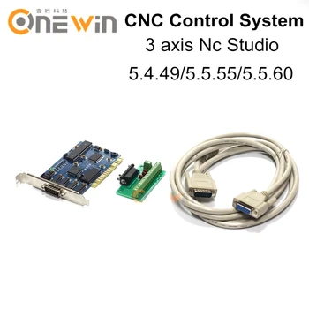 3 kryptis PCI judesio NC Studija kontrolės kortelė cnc graviravimo mašina 5.4.49/5.5.55