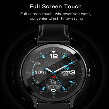 Top Sportas žiūrėti Visą Touch Smart Watch Vyrai Moterys Mados Ip68 Vandeniui Smartwatch Kraujo Spaudimą, Širdies ritmą Fitness Tracker