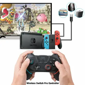 L&PC Naujausias Belaidžio Pro Valdytojas Gamepad Joypad Nuotolinio Nintendo Įjungti Konsolę WOW+ Žaidimas mašina valdytojas