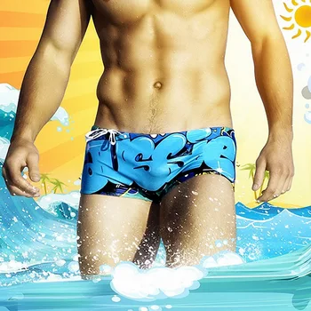 Laiškas Plaukimo Vyrų Mados Vyrų Plaukimo Maudymosi Glaudės, maudymosi kostiumėlį Hot Springs Maudymosi Trumpikės Vyrams