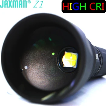 JAXMAN Z1 Tekinimo Optinis Priartinimas Žibintuvėlį, Fakelą, su AR Danga Stiklo Lęšis aukštos CRI CREE XHP50 26650 flahligth