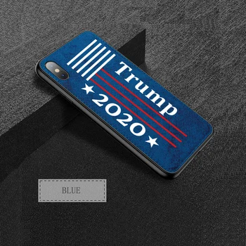 2020 Donald Trump Rinkimų Audinio telefono dėklas skirtas iphone 11 pro X XS MAX XR 7 8 6 6s plius Mados Minkšta šluoste, Magnetinio telefono dangtelį