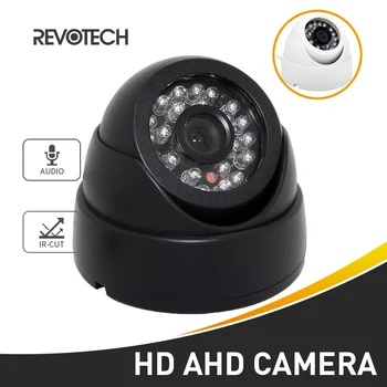 Garso HD 720P / 1080P LED IR HAINAUT Kamera, Naktinis Matymas 1.0 MP / 2.0 MP Saugumo Cam Patalpų VAIZDO stebėjimo Dome 