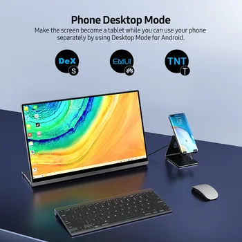 UPERFECT 15.6 Colių Touchscreen 4K UHD IPS Nešiojami Rodyti HDR 300 Adobe RGB IPS Nešiojamų Stebėti nešiojamas kompiuteris, pc kompiuteris
