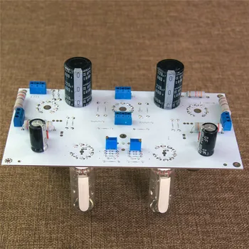 HIFI Stereo Vakuuminių Vamzdžių Amp Galios Stiprintuvo PCB 6E2 Lygio Indikatorius ant Pliko Valdyba 