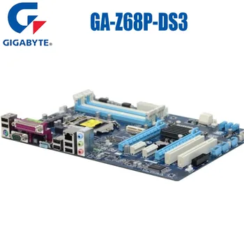 LGA 1155 Plokštė DDR3 GIGABYTE GA-Z68P-DS3 PCI-E 3.0 Darbalaukio GIGABYTE Z68 Mainboard Naudoti LGA 1155 Z68 DDR3 USB2.0 Intel Z68