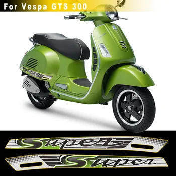 Logotipas PIAGGIO VESPA GTS 300 GTS300 Sporto SUPER Motociklas kėbulą Lipdukai, Lipdukai, Emblemos Reflective