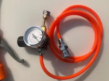 Helio dujų slėgio mažinimo vožtuvas Pripučiamas burnos Helio Kiekybiniai įranga, balionas siurblys, skirtas šalies atsitiktine spalva