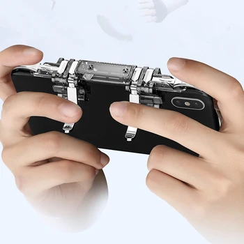 Šešių pirštų Wireless Gamepad Max Shooter Jungiklis pro Mobiliojo Telefono PS3 Dzhostik Žaidimų Valdiklis Skirtas PUBG Sukelti Gaisro Valdikliu